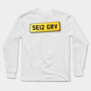 SE12 GRV Grove Park Number Plate Long Sleeve T-Shirt